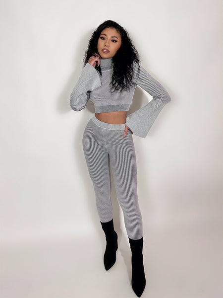 Grey Sweat Set